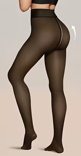 Fleece-Lined Thermal Tights